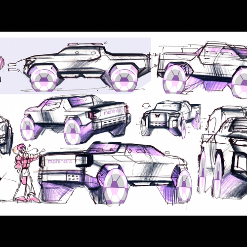 2027 Mahindra Motors Scorpio Lifestyler Sketches